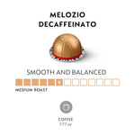 Nespresso Vertuo Melozio Decaffeinato 30-count medium roast coffee pods, 7.8 oz brew, recyclable