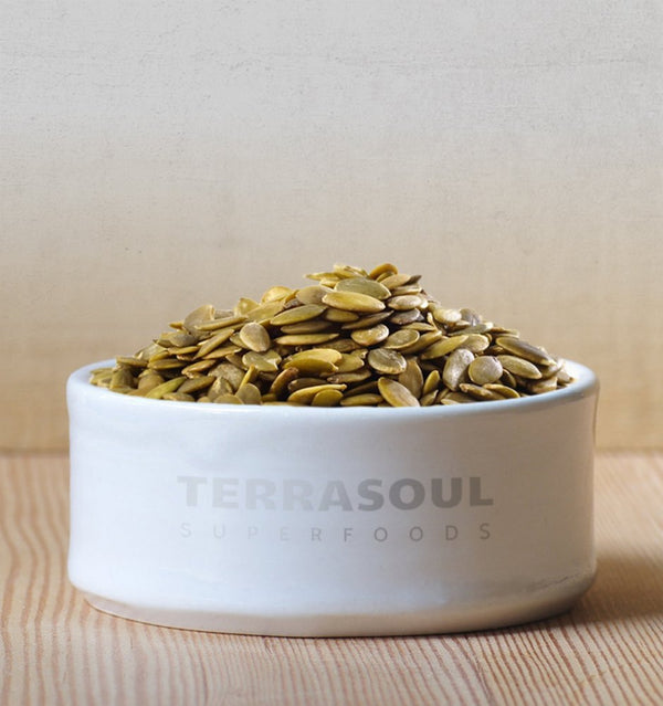 Terrasoul Superfoods Organic Pumpkin Seeds, 2 Lbs - Shelled, Raw, Unsalted, Premium Quality