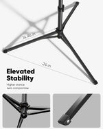 todi 86 tripod for smartphone with flexible arm and selfie stick remote, extra-length legs for video recording, compatible with iphone and android