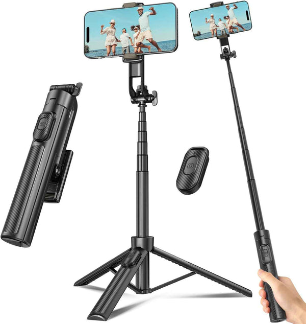 selfie-stick-travel-tripod-for-iphone-50-inch-black