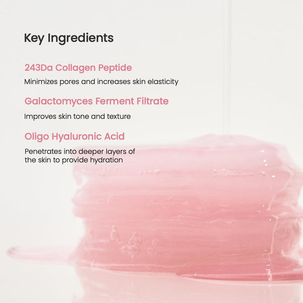 Biodance collagen gel toner pads for sensitive skin, pore minimizer with collagen water and low molecular collagen