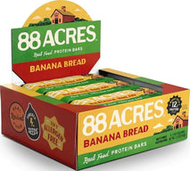 88 Acres Banana Bread High Protein Bars 9 Pack
