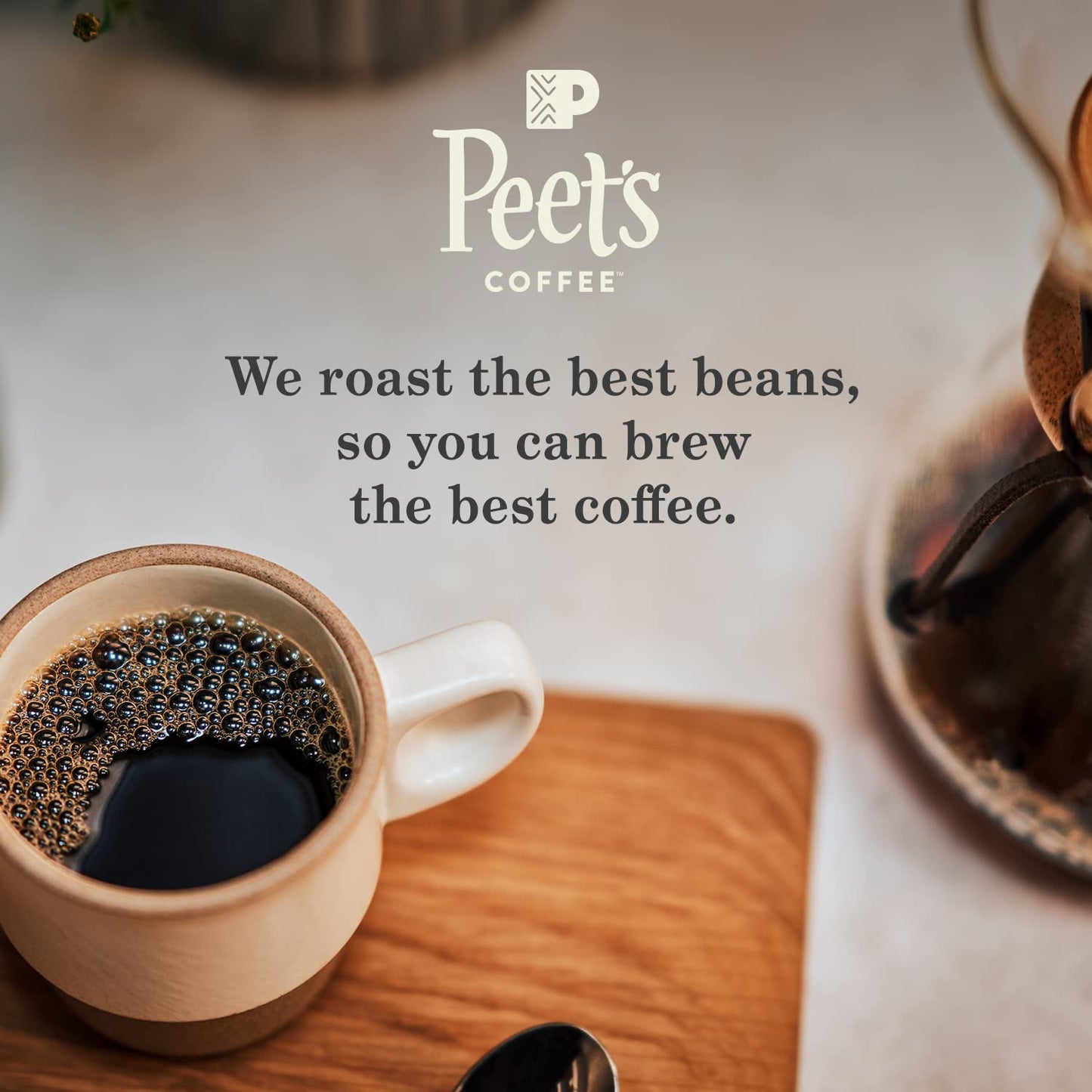 Peet's Coffee, Medium Roast Keurig K-Cup Pods, 100% Arabica Coffee - Café Domingo 54 Count (1 Box of 54 Pods)