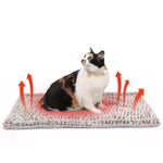 Self-heating cat pad, 27.5" x 18.5", thermal heated cat mat, extra warm pet mat for outdoor and indoor use