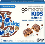 Gomacro Organic Kids Oatmeal Chocolate Chip Cookie Bars 7 Count 6.3 Ounce