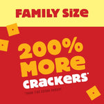 Cheez-It Cheese Crackers, Baked Snack Crackers, Family Size, 21oz Box