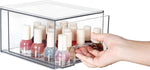 Vtopmart 4 Pack Small Clear Stackable Storage Drawers,Acrylic Bathroom Makeup Organizer,Plastic Storage Bins For Vanity, Undersink, Kitchen Cabinets, Pantry, Home Organization