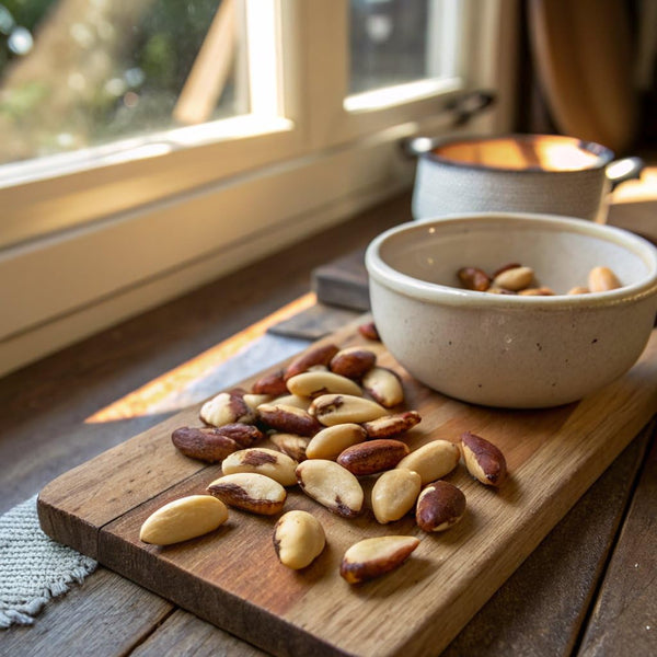 Brazil Nuts, 8oz, Wild Harvested, High Selenium, Gluten Free, Peanut Free, Non-GMO, Kosher, Resealable