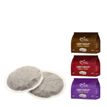 Italian Coffee Pads for Senseo Machines, 3 Flavors Mix, 54 Pads