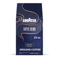 Lavazza medium roast ground coffee, Arabica and Robusta blend, 32 oz bag for drip and espresso preparations