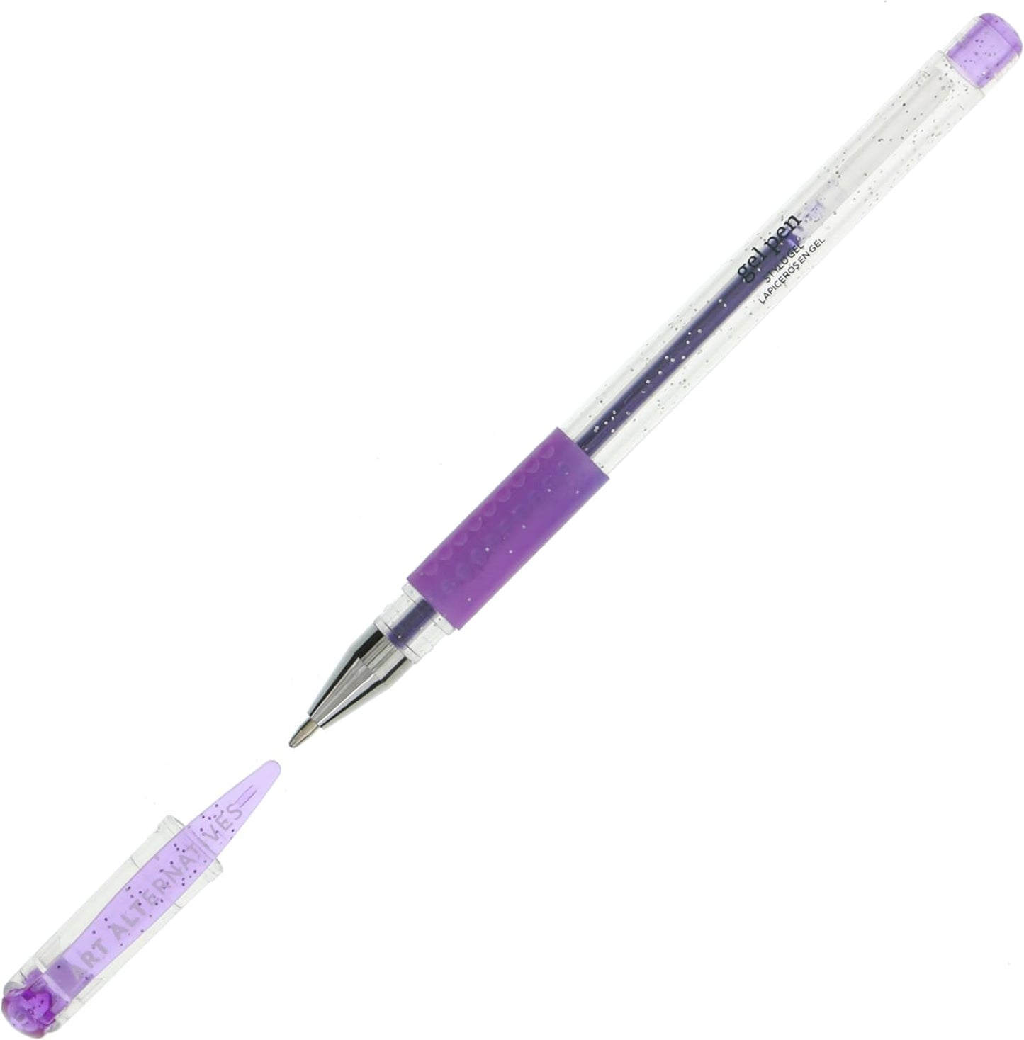 Art Alternatives Gel Pen, Metallic Pink - Ballpoint - Non-Smear + Quick Dry - Writing, Drawing, Coloring, Journal, Planner