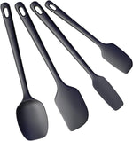 5 Pieces Silicone Spatula Set - Food Grade Rubber Spatula with Ergonomic Grip