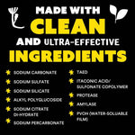 Molly's Suds Unscented Dishwasher Pods: Grease-Cutting, Residue-Free Cleaning for Sparkling Dishes