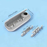 takoo 4 slots wall mounted toothbrush holder with smart hot air drying technology rechargeable smart gadget