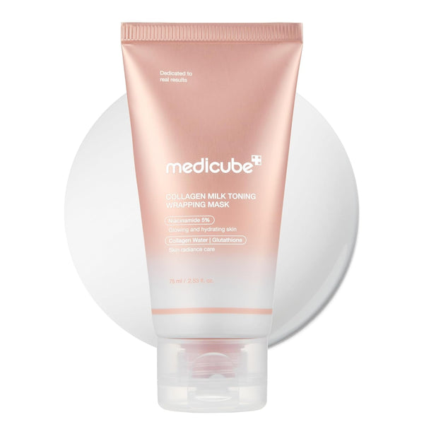 medicube Wrapping Mask Kojic Acid and Turmeric Overnight Peel Off Facial Mask, 2.53 fl.oz, Korean Skin Care