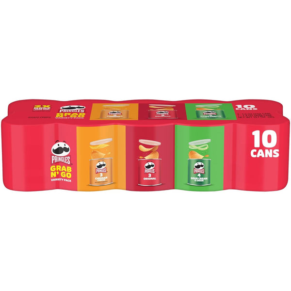 Pringles Potato Crisps Chips Variety Pack 1.38 Pounds 16 Cans