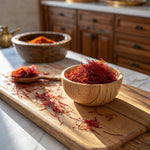 Banu Saffron Organic All Red Certified Grade A Saffron Threads for Gourmet Cooking and Saffron Tea - 1 Grams (0.035 Ounce)