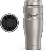 Thermos Stainless King Vacuum-Insulated Travel Tumbler, 16 Ounce, Matte Steel