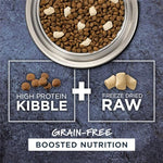 instinct raw boost, natural dry cat food with freeze dried pieces, high protein, grain free, 10 lb bag, real chicken