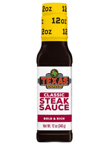 texas roadhouse classic steak sauce 12 oz bottle made with vinegar onion and garlic