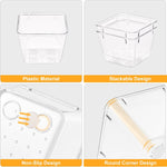 13-Piece Drawer Organizer Set with Non-Slip Pads for Desk, Bathroom, and Kitchen