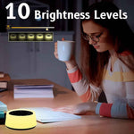 colorsnoise sound machine with 30 soothing sounds and 12 colors baby night light with memory function black