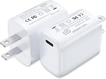 USB-C Wall Charger, 20W Power Adapter Replacement for Phones and Tablets