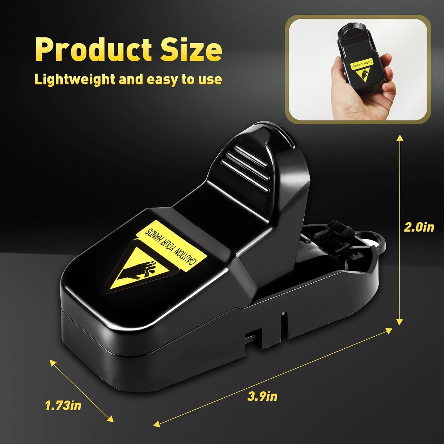 Mouse Traps 12-Pack, Indoor Outdoor Use, Small Mice Catchers for Home Indoor, Reusable Mice Trap, Quick-Set Mousetraps for House