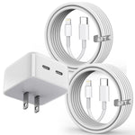 45W Apple USB C Charger Fast Charging for iPhone 17/16/15, 2Pack 6FT USB C to C Cable Cord Quick iPhone Charger Block for Apple 17/17 Pro/17 Pro Max/Air/16/16 Pro/16 Pro Max/16 Plus/15/15 Pro Max/iPad