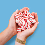 brachs bobs sweet stripes soft peppermint candy, individually wrapped pieces, 3.9 lb tub
