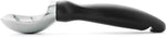 Spring Chef Heavy Duty Ice Cream Scoop with Comfortable Handle - Professional Ice Cream Scooper for Gelato, Sorbet, Cookie Dough, Melon, Frozen Yogurt - Dishwasher Safe Metal Kitchen Tool - Black