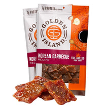 Golden Island Korean BBQ Pork Jerky 2 Pack 9 oz Resealable Bag