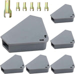 Anblak Mouse Station with Keys Black 6 Pack, Key Required Mouse Stations, Mice Stations, Keeps Children and Pets Safe Indoor & Outdoor