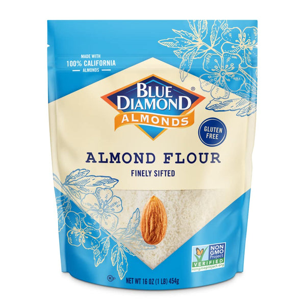 blue diamond almond flour gluten free blanched finely sifted baking keto paleo 48 oz