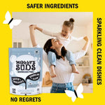 Molly's Suds Unscented Dishwasher Pods: Grease-Cutting, Residue-Free Cleaning for Sparkling Dishes