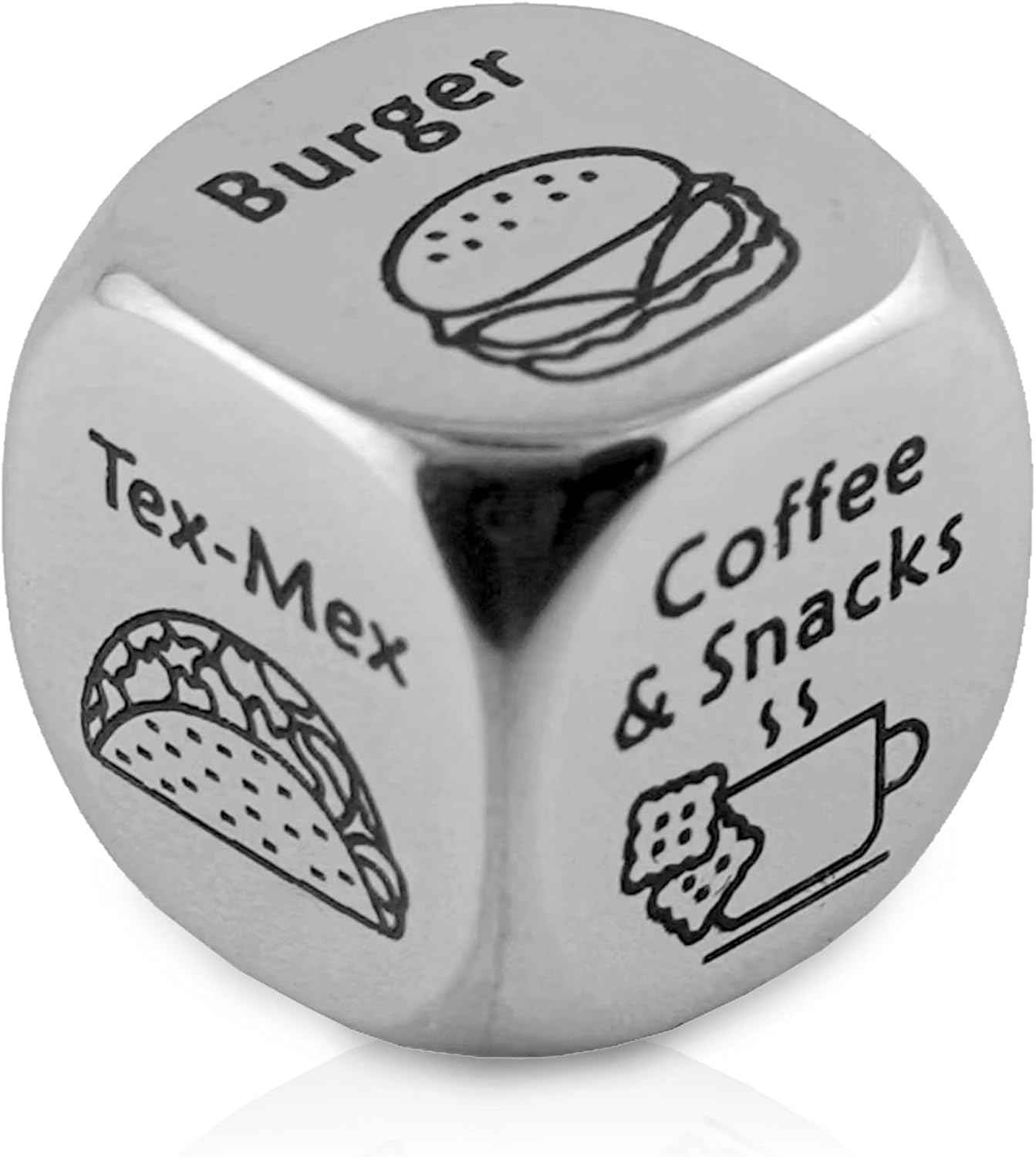 Birthday Anniversary Wedding Gifts for Women Men Him Her, Stainless Steel Food Decider, Couple Boyfriend Girlfriend Date Night Gift for Husband Wife, Christmas Stocking Stuffers White Elephant Ideas