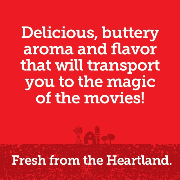 Popcorn Indiana Movie Theater Butter Popcorn 3 oz Bags 6 Pack Pre Popped Gluten Free Made with Real Butter