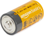 Amazon Basics 108 Count Alkaline Batteries Super Value Pack, Variety Assortment - 48 AA, 36 AAA, 8 C, 8 D, 8 9Volt
