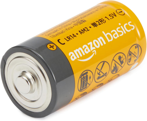 Amazon Basics 108 Count Alkaline Batteries Super Value Pack, Variety Assortment - 48 AA, 36 AAA, 8 C, 8 D, 8 9Volt