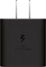 SAMSUNG 45W Wall Charger Power Adapter with Cable Included, Super Fast Charging for Galaxy Phones, Tablets and USB Type C Devices, Low Standby Power Consumption, EP-T4511XBEGUS, Black