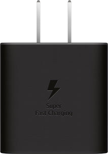 SAMSUNG 45W Wall Charger Power Adapter with Cable Included, Super Fast Charging for Galaxy Phones, Tablets and USB Type C Devices, Low Standby Power Consumption, EP-T4511XBEGUS, Black