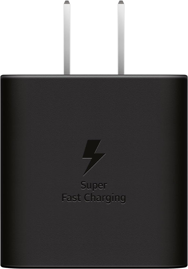 SAMSUNG 45W Wall Charger Power Adapter with Cable Included, Super Fast Charging for Galaxy Phones, Tablets and USB Type C Devices, Low Standby Power Consumption, EP-T4511XBEGUS, Black