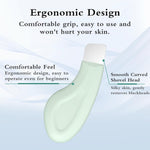 Blackhead remover tool with silicone face scraper for deep cleansing and skin care (Green)