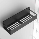 Metal 4 Pack Magnetic Spice Storage Rack Organizer for Refrigerator and Oven, Black Fridge Organizers and Storage