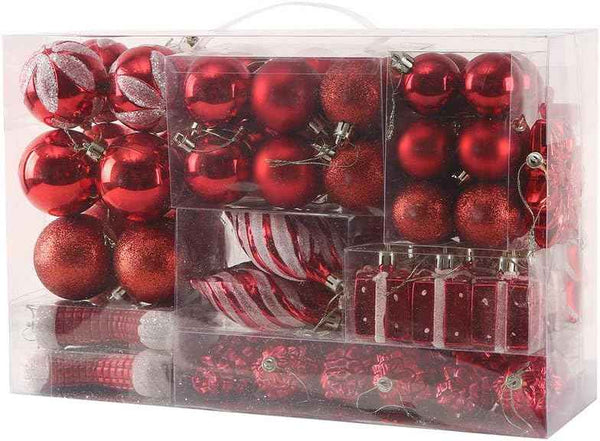 Sattiyrch 76ct Christmas Tree Ornaments Set,Golden Shatterproof Christmas Balls Decorations,Xmas Decorative Hanging Ornaments(Golden)