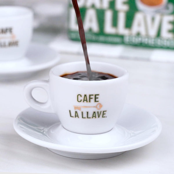 Cafe La Llave Dark Roast Espresso Coffee, 10 oz Bricks, Pack of 4, Cuban Style, Bold & Rich