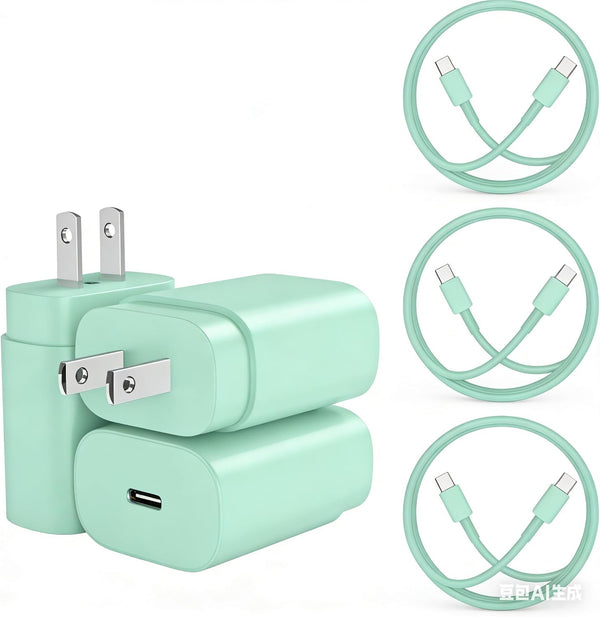 Type C Charger 2Pack 25W PD USBC Wall Charger for Samsung Galaxy Phones and Tablets