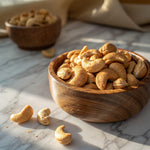 PLANTERS Deluxe Salted Whole Cashews - Plant-Based Protein, Roasted Cashew Flavor, Kosher, 1 lb 2.25oz Canister