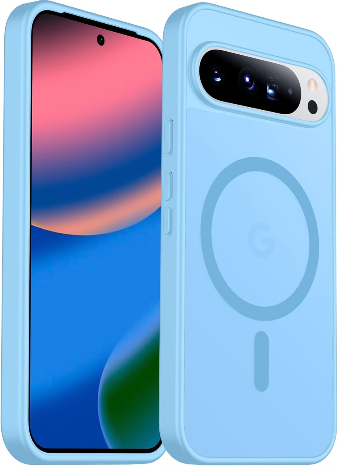 SPIDERCASE Magnetic Case for Google Pixel 10 Pro XL, Military Grade | Slim Translucent Matte | Drop Protection | Shockproof | Anti-Fingerprint | Black