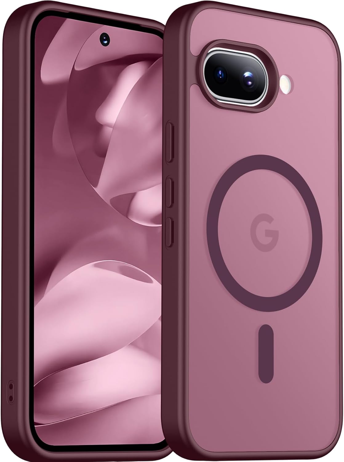 SPIDERCASE Magnetic Case for Google Pixel 10 Pro XL, Military Grade | Slim Translucent Matte | Drop Protection | Shockproof | Anti-Fingerprint | Black